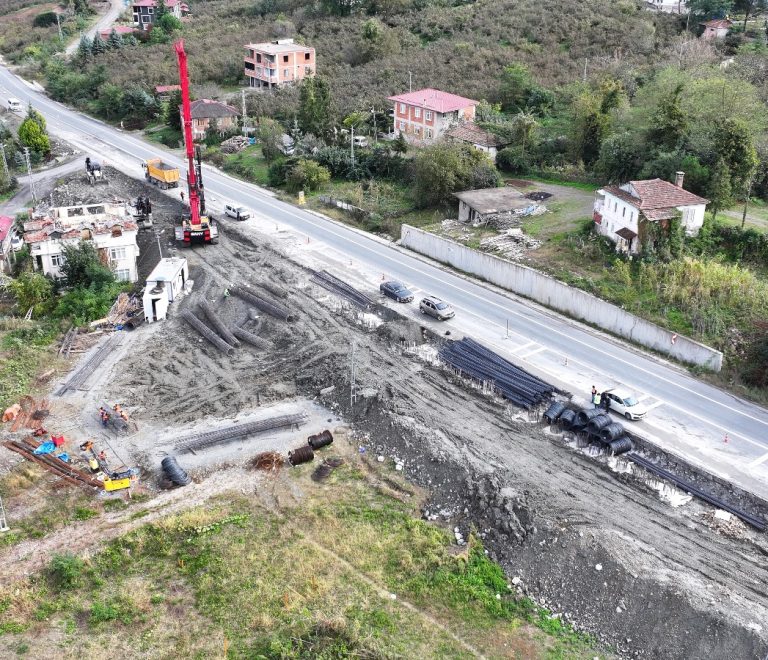 Ordu Sivas İl Yolu KM:15+200 Forekazık İşi